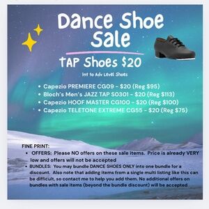 SALE - BLOCH (SO301) / CAPEZIO (09, 100, 55) Tap Shoes - All Brand New in Box